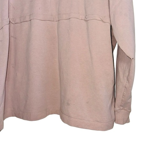 Lunya Dreamy Alpaca Wool Blend Fleece Oversized Hoodie Meditative Pink Lounge M - Picture 5 of 14